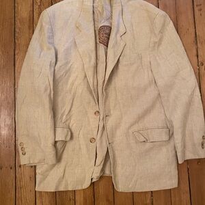 Vintage 90s linen/cotton blazer